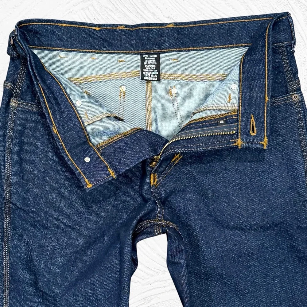 Origin Maine Factory Work (Maverick) Straight Mens Denim Jeans 32X35  USA Made